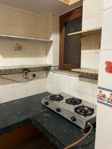 Kitchen Image of 356 Sq.ft 1 BHK Builder Floor for rent in Shalimar Bagh New Delhi for Rs. 16000