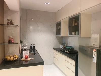 Kitchen Image of 611 Sq.ft 1 BHK Apartment / Flat for sale in Runwal Gardens Phase 2 Bldg no 18 23, Dombivli East Thane for Rs. 5599999