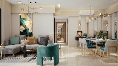 Hall Image of 940 Sq.ft 2 BHK Apartment / Flat for sale in Thane West Thane for Rs. 12800000