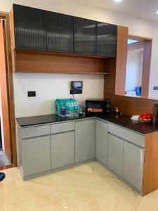 Kitchen Image of 1200 Sq.ft 3 BHK Apartment / Flat for sale in Radhe Infinity, Kudasan Gandhinagar for Rs. 15000000