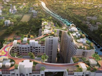 Image of 1260 Sq.ft 3 BHK Apartment / Flat for sale in Siddha Suburbia Phase I, Rajpur, Kolkata for Rs. 7000000