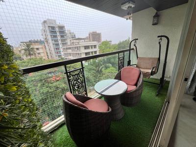 Balcony Image of 2400 Sq.ft 3 BHK Apartment / Flat for sale in Juhu Mumbai for Rs. 100000000