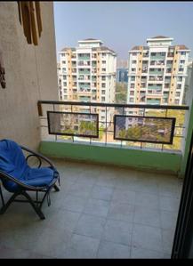 Balcony Image of 900 Sq.ft 2 BHK Apartment / Flat for rent in Magarpatta Iris, Magarpatta City Pune for Rs. 40000