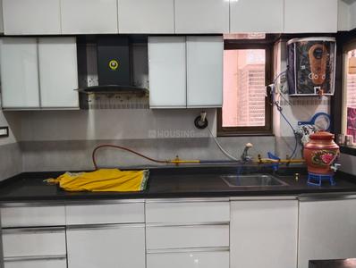 Kitchen Image of 1719 Sq.ft 3 BHK Apartment / Flat for sale in Aaryan Vandematram Hills, Gota Ahmedabad for Rs. 9300000