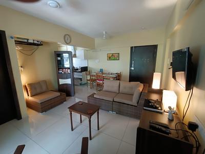Hall Image of 1650 Sq.ft 3 BHK Apartment / Flat for rent in Raviraj Fortaleza Apartment, Kalyani Nagar Pune for Rs. 85000