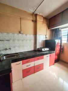 Kitchen Image of 600 Sq.ft 1 BHK Apartment / Flat for rent in New Sangvi Pune for Rs. 21000