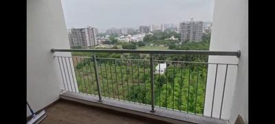 Balcony Image of 2150 Sq.ft 4 BHK Apartment / Flat for rent in Pratham Bluets, New Alkapuri Vadodara for Rs. 60000