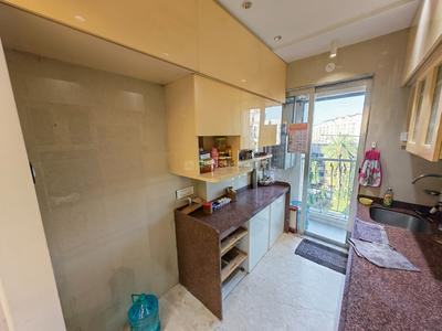 Kitchen Image of 1000 Sq.ft 2 BHK Apartment / Flat for sale in DBR Paramount Heights, Vasai West Vasai for Rs. 10500000