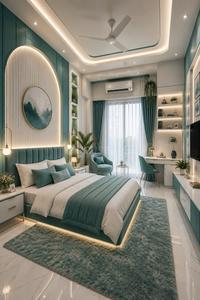 Bedroom Image of 3843 Sq.ft 4 BHK Independent House for sale in Ramdev Nagar Ahmedabad for Rs. 80000000