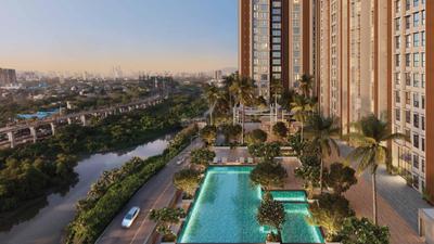 Image of 751 Sq.ft 2 BHK Apartment / Flat for sale in Ajmera Manhattan Building 3A And 3B, Wadala East, Mumbai for Rs. 30500000