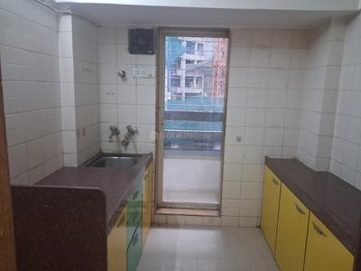Kitchen Image of 605 Sq.ft 1 BHK Apartment / Flat for rent in Ram Nagar Shanti Garden Sector 5 Bldg 9, Mira Road East Mira Bhayandar for Rs. 22000