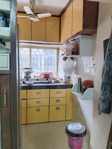 Kitchen Image of 675 Sq.ft 1 BHK Apartment / Flat for rent in Vashi Navi Mumbai for Rs. 32000