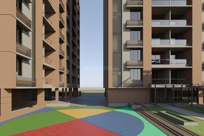 Image of 1098 Sq.ft 2 BHK Apartment / Flat for sale in Radhe Vrundavan Heights, Nana Chiloda, Ahmedabad for Rs. 3800000