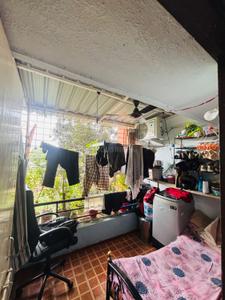 Balcony Image of 650 Sq.ft 1 BHK Apartment / Flat for rent in Agarwal Sanskruti Darshan, Kasarwadi Pune for Rs. 20000