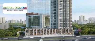 Image of 1200 Sq.ft 3 BHK Apartment / Flat for sale in Godrej Ascend Phase 2, Thane West, Thane for Rs. 22500000