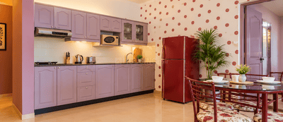 Kitchen Image of 829 Sq.ft 1 BHK Apartment / Flat for sale in Arpora Goa for Rs. 11500000