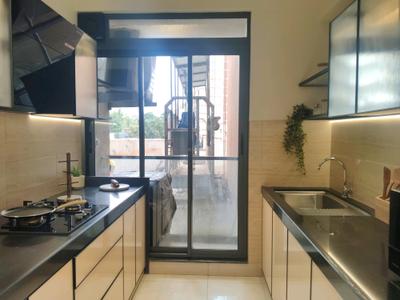 Kitchen Image of 1050 Sq.ft 2 BHK Apartment / Flat for sale in Narang Narang Privado, Thane West Thane for Rs. 16280000