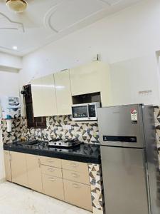 Kitchen Image of 450 Sq.ft 1 BHK Builder Floor for rent in Sector 111 Gurgaon for Rs. 18500