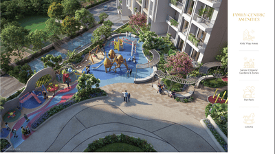 Image of 1461 Sq.ft 3 BHK Apartment / Flat for sale in Miracle Imperio Towers, Tathawade, Pune for Rs. 14900000