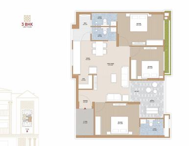 Image of 2020 Sq.ft 3 BHK Apartment / Flat for sale in Anikedhya Emperors, Gota, Ahmedabad for Rs. 10600000