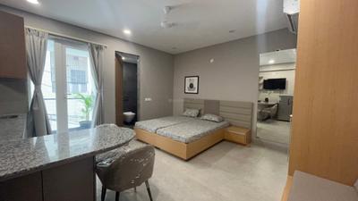 Bedroom Image of 550 Sq.ft 1 RK Apartment / Flat for rent in Scheme No 94C Indore for Rs. 19000