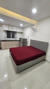Bedroom Image of 500 Sq.ft 1 RK Apartment / Flat for rent in Madhapur Hyderabad for Rs. 29000