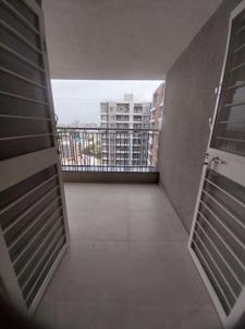 Balcony Image of 933 Sq.ft 3 BHK Apartment / Flat for rent in 24 Sunshine Towers, Spine Road Pune for Rs. 26500