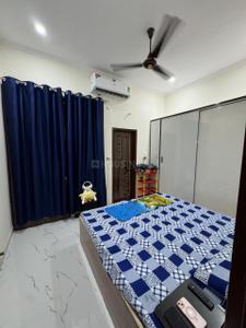 Bedroom Image of 900 Sq.ft 1.5 BHK Builder Floor for rent in Aujala Mohali for Rs. 16500