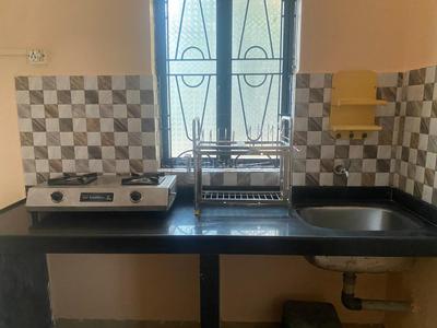 Kitchen Image of 731 Sq.ft 1 RK Apartment / Flat for rent in Salcete Goa for Rs. 15000