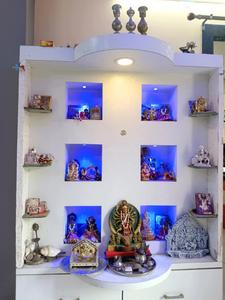 Pooja Room Image of 1256 Sq.ft 3 BHK Apartment / Flat for sale in Bengal Abasan Urban Sabujayan, Jagatipota Kolkata for Rs. 10500000