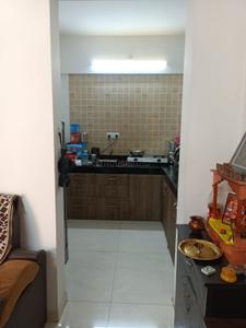 Kitchen Image of 650 Sq.ft 1 BHK Apartment / Flat for rent in GK Silverland Residency Phase 1, Ravet Pune for Rs. 22000
