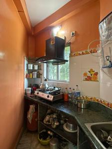 Kitchen Image of 950 Sq.ft 3 BHK Apartment / Flat for sale in Haltu Kolkata for Rs. 4800000