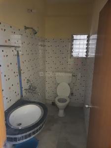 Bathroom Image of 1250 Sq.ft 2 BHK Apartment / Flat for rent in Kaikhali Kolkata for Rs. 20000