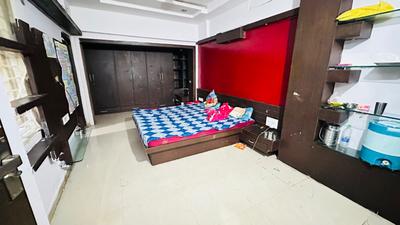 Bedroom Image of 945 Sq.ft 1 RK Builder Floor for rent in Indra Puri Colony Indore for Rs. 10500