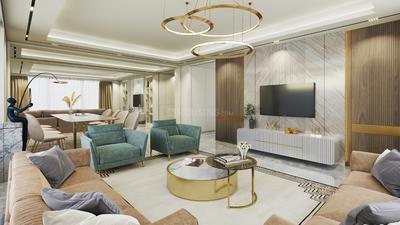 Hall Image of 2605 Sq.ft 4 BHK Apartment / Flat for sale in Madhav Oeuvre 2, Bodakdev Ahmedabad for Rs. 41850000
