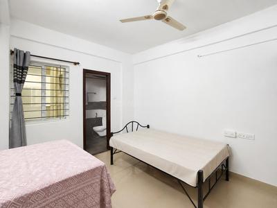 Bedroom Image of 1014 Sq.ft 2 BHK Apartment / Flat for sale in Jhanavi Capetown Heights, Electronic City Bengaluru for Rs. 6500000