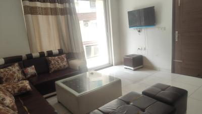 Living Room Image of 1154 Sq.ft 2 BHK Builder Floor for rent in Highland Park Homes, Bhabat Zirakpur for Rs. 25999