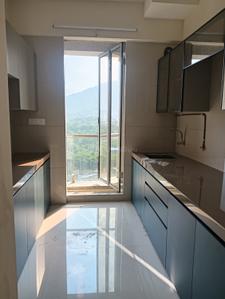 Kitchen Image of 750 Sq.ft 2 BHK Apartment / Flat for rent in Unique Vistas, Thane West Thane for Rs. 43000
