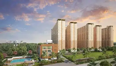 Image of 888 Sq.ft 2 BHK Apartment / Flat for sale in Urbanrise Revolution One, Padur, Chennai for Rs. 7081000