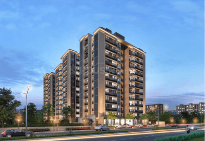 Image of 1530 Sq.ft 3 BHK Apartment / Flat for sale in Tragad, Ahmedabad for Rs. 8600000