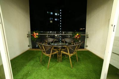 Balcony Image of 2000 Sq.ft 3 BHK Apartment / Flat for sale in Lodha Belmondo, Gahunje Pune for Rs. 25500000