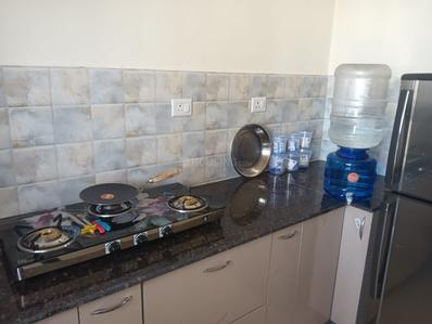 Kitchen Image of Queen Luxury Girls PG in Crossings Republik, Ghaziabad