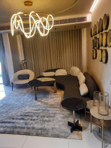 Hall Image of 1750 Sq.ft 3 BHK Apartment / Flat for rent in Vishwanath Maher Select, Shela Ahmedabad for Rs. 50000
