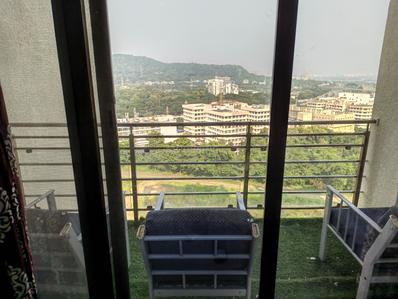 Balcony Image of 1125 Sq.ft 2 BHK Apartment / Flat for sale in Priyanka Hill View Residency, Belapur CBD Navi Mumbai for Rs. 19500000