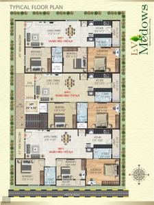 Image of 1400 Sq.ft 3 BHK Apartment / Flat for sale in Doddakallasandra, Bengaluru for Rs. 8400000