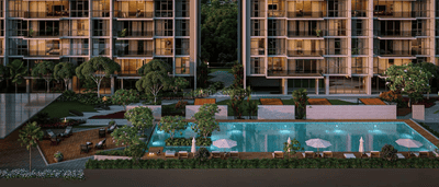 Image of 1682 Sq.ft 3 BHK Apartment / Flat for sale in Kasturi The Balmoral Towers Tower C Phase II, Balewadi, Pune for Rs. 22100000