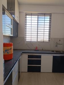 Kitchen Image of 950 Sq.ft 2 BHK Apartment / Flat for rent in Bhawrasla Indore for Rs. 16000
