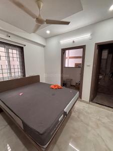 Bedroom Image of 900 Sq.ft 2 BHK Apartment / Flat for rent in Madhapur Hyderabad for Rs. 45000