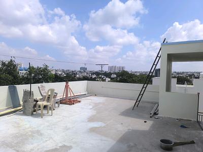 Terrace Image of 600 Sq.ft 1 BHK Builder Floor for rent in Bangalore City Municipal Corporation Layout Bengaluru for Rs. 12500