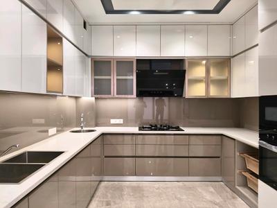 Kitchen Image of 1975 Sq.ft 3 BHK Builder Floor for rent in Sector 57 Gurgaon for Rs. 55000